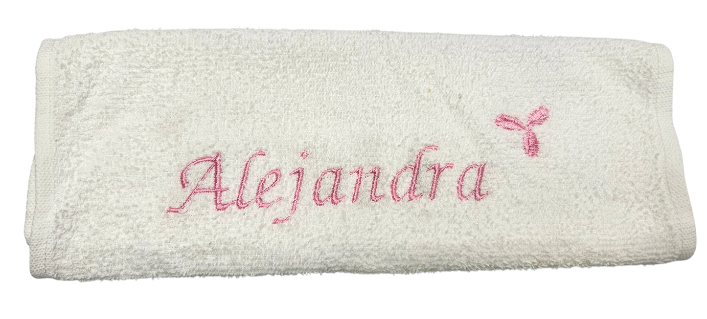 Toalla personalizada Alejandra