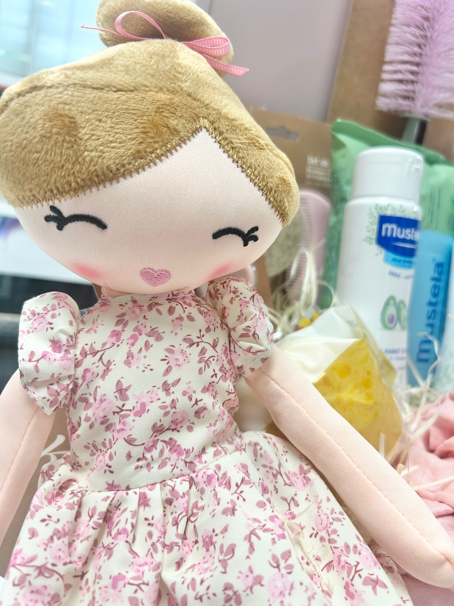 Cesta nacimiento Hola princesa