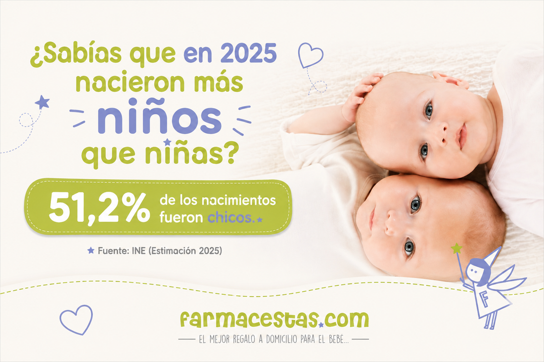 ¿Sabías que en 2025 nacieron más niños que niñas en España?