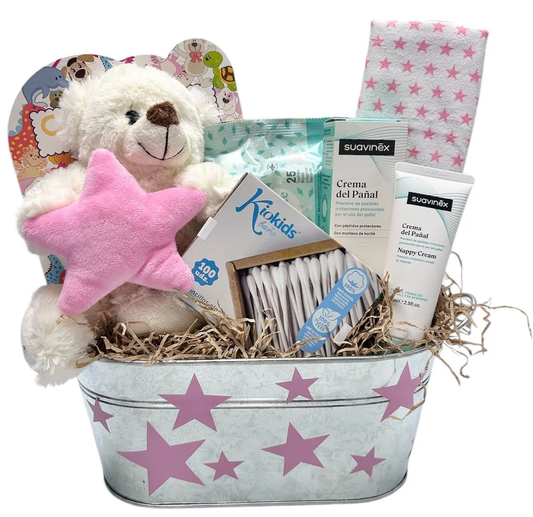 Cesta regalo bebé little star
