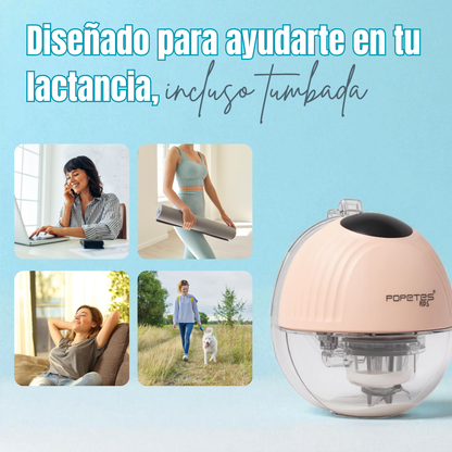 Extractor Sacaleches portátil con batería DISCREET| Popetes Kids