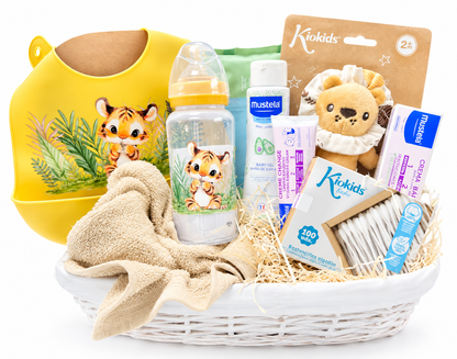 Canastilla Nacimiento Bebé León | Mustela + Accesorios