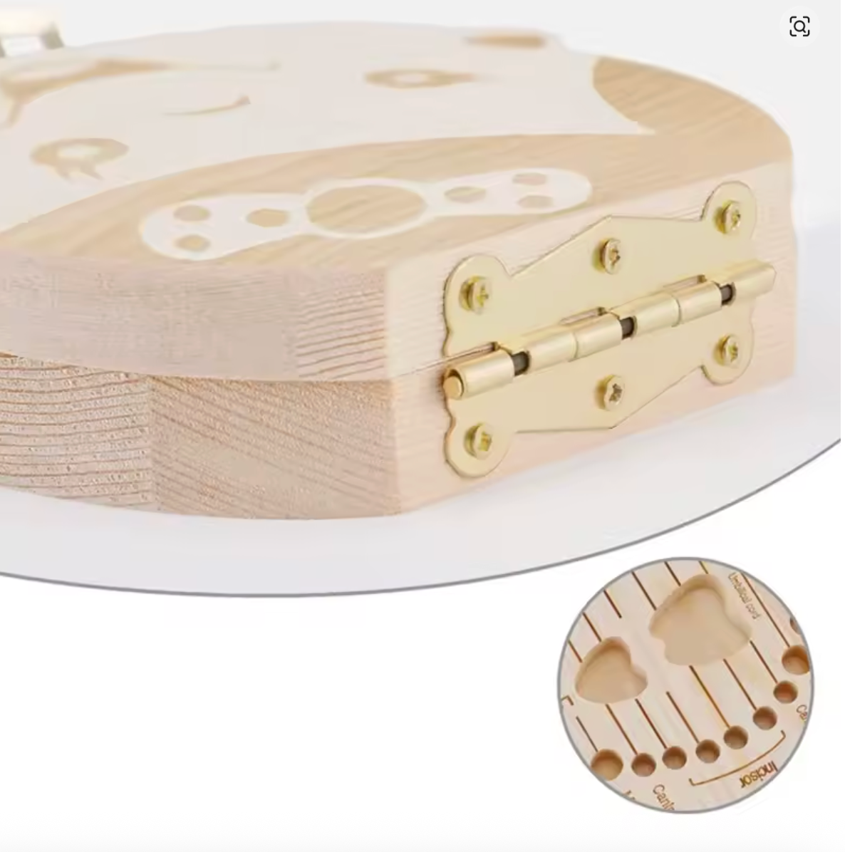 Caja de Madera para Dientes de Leche – Recuerdo Bebé