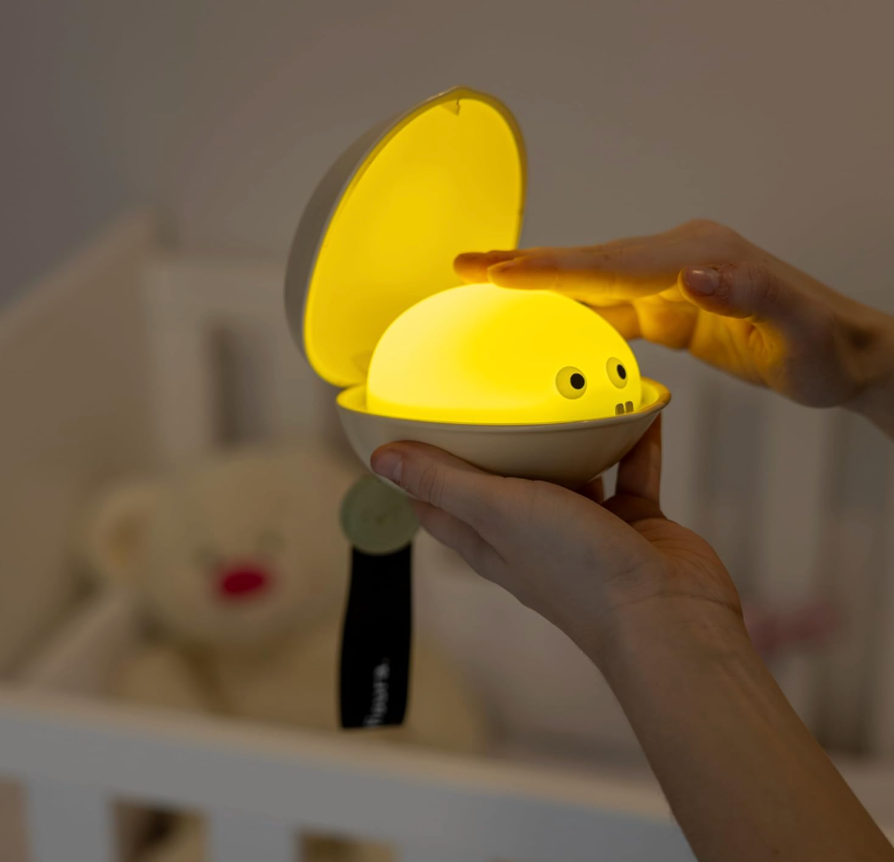 Luz Nocturna Infantil Pistacho | Lámpara Quitamiedos con Temporizador