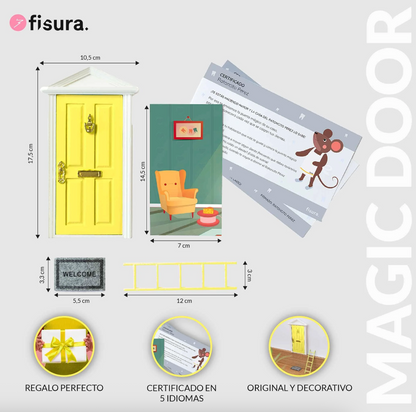 Puerta Mágica del Ratoncito Pérez | Kit Completo con Certificado