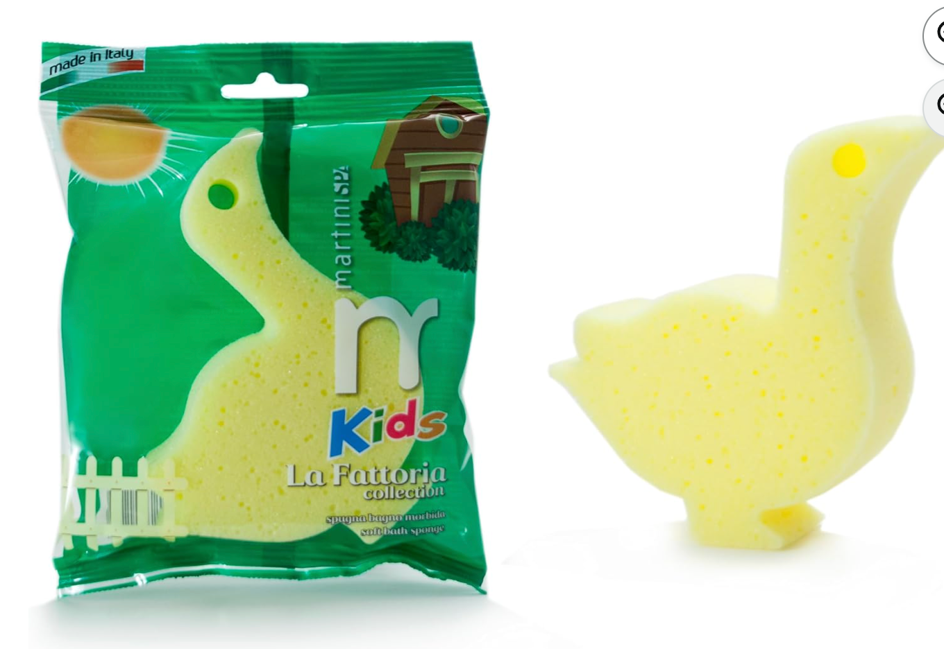 Esponja Baño Infantil Forma Animal | MartiniSPA Kids Fattoria Collection