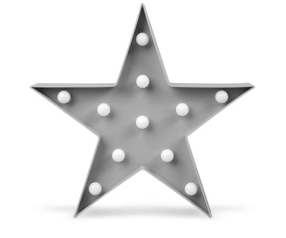 Luz LED estrella, lámpara quitamiedos