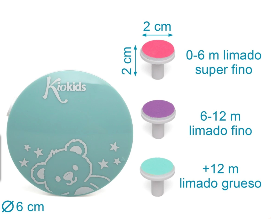 Set de manicura eléctrico para bebé