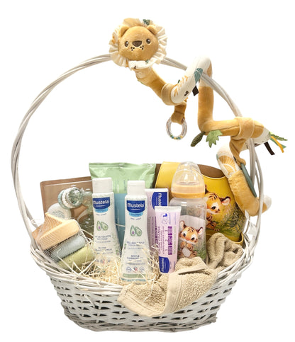 Canastilla nacimiento baby lion