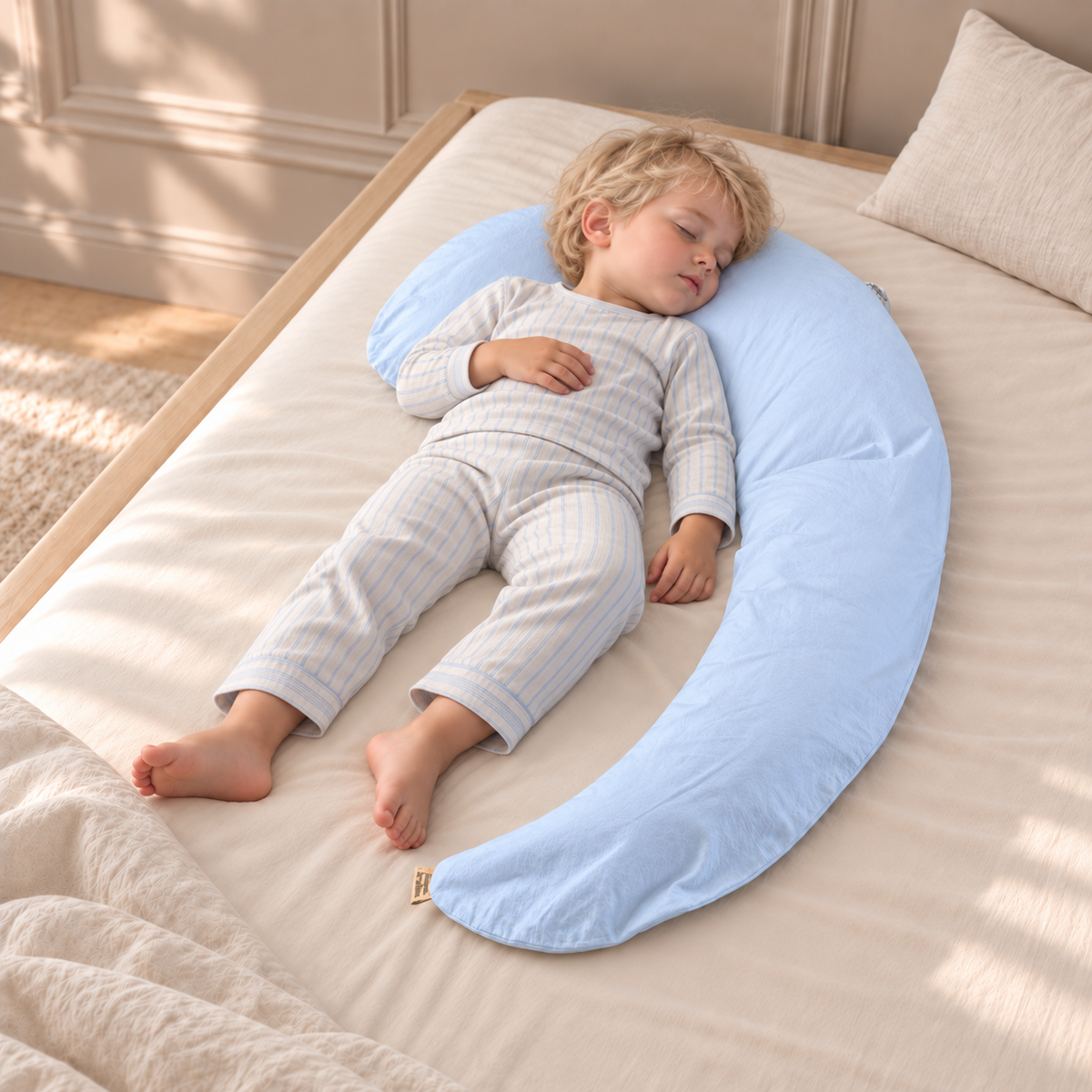 Almohada Luna® 🌙 Ayuda a dormir solitos. Ideal para peques con muchos despertares