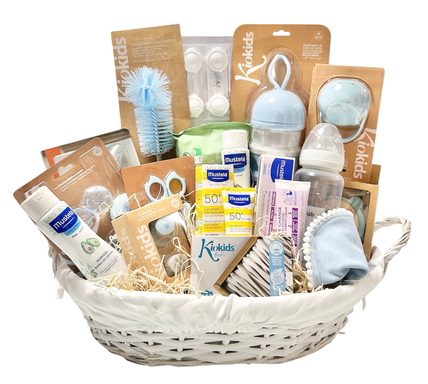 Canastilla Bebé Emociones azul – Regalo Recién Nacido Mustela