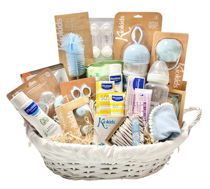 Canastilla Bebé Emociones azul – Regalo Recién Nacido Mustela