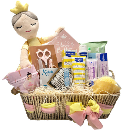 Cesta regalo bebé princesa