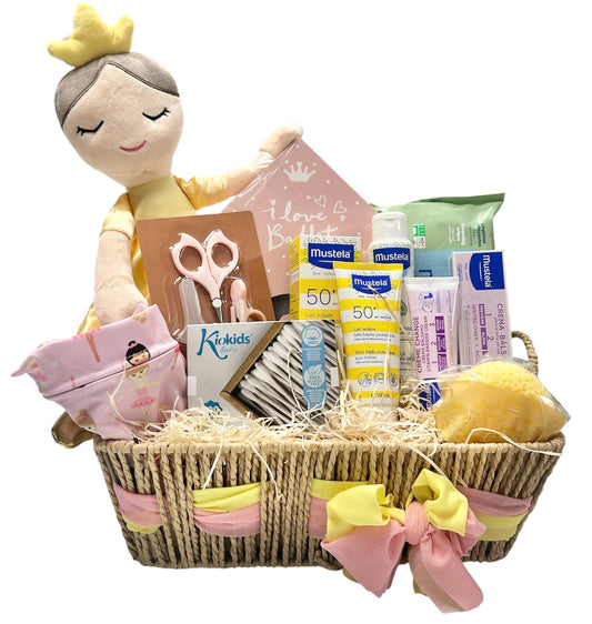 Cesta regalo bebé princesa