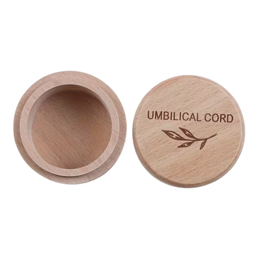 Cajita de Madera para Cordón Umbilical | Recuerdo de Nacimiento