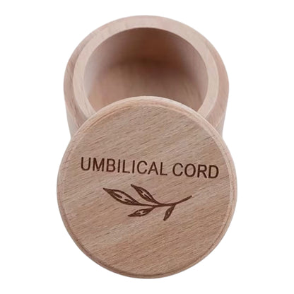 Cajita de Madera para Cordón Umbilical | Recuerdo de Nacimiento