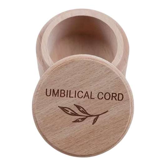 Cajita de Madera para Cordón Umbilical | Recuerdo de Nacimiento