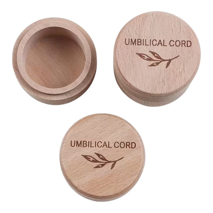 Cajita de Madera para Cordón Umbilical | Recuerdo de Nacimiento