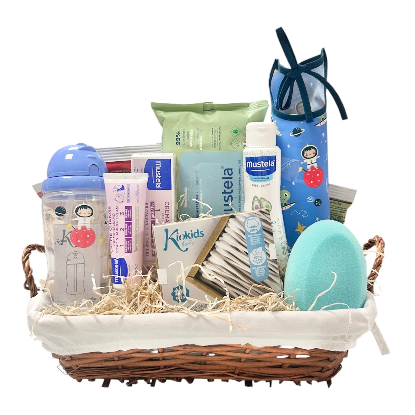 Cesta Regalo Bebé Pequeño Astronauta | Mustela & Kiokids