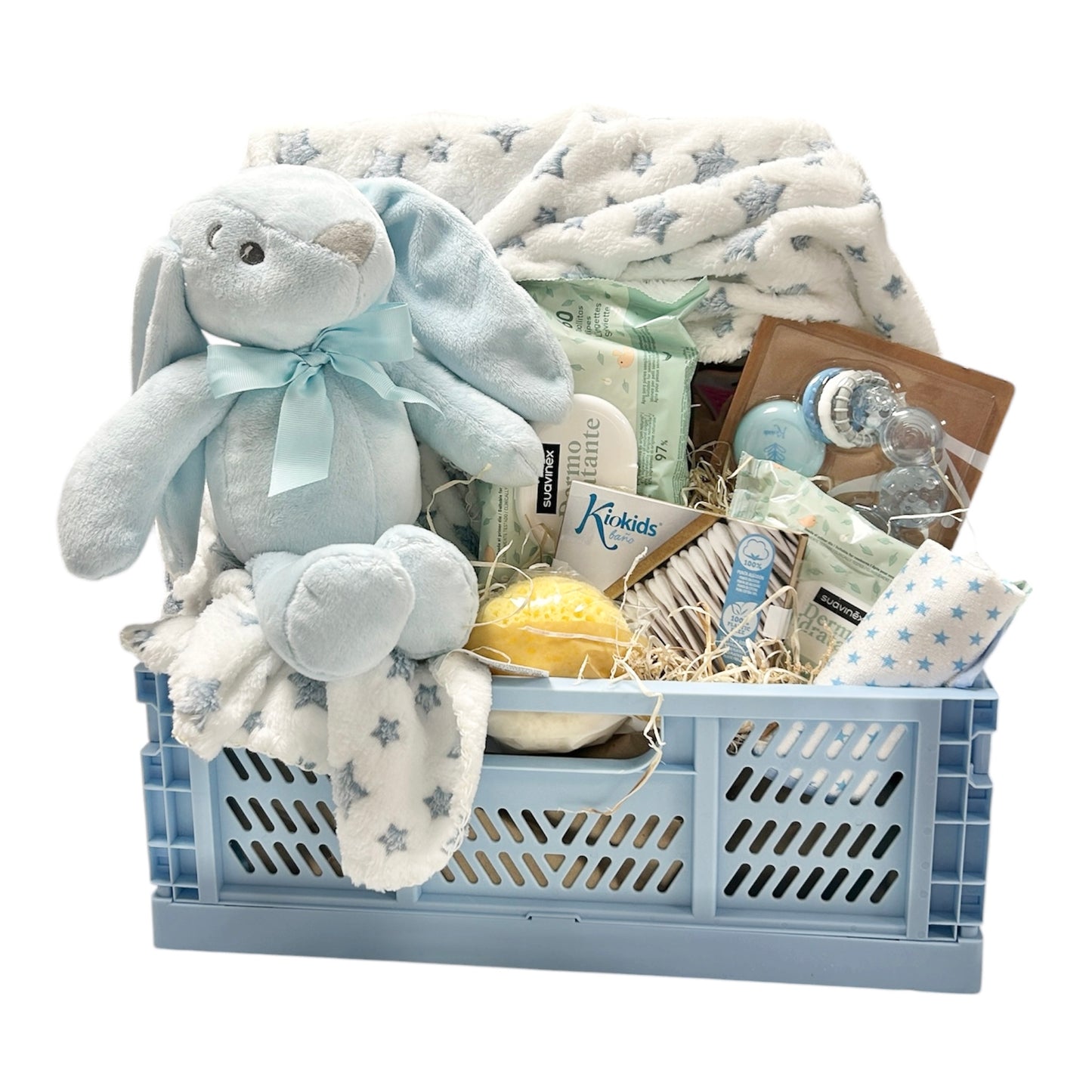 Cesta Regalo Nacimiento Bebé Star — Suavinex & Kiokids