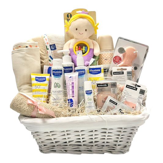Cesta Regalo Babyshower Welcome | Mustela + Suavinex