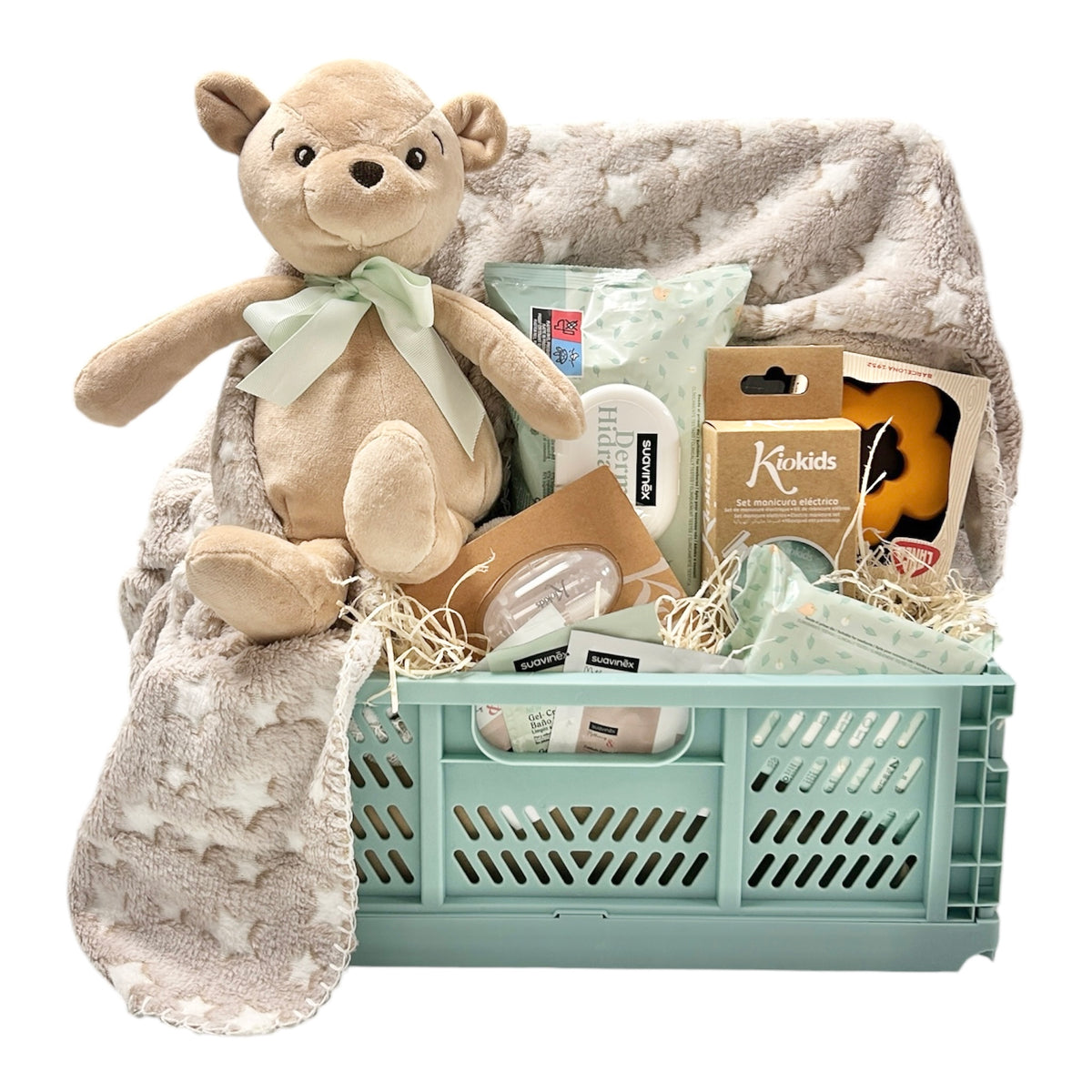 Cesta Regalo Nacimiento Bebé Star — Suavinex & Kiokids