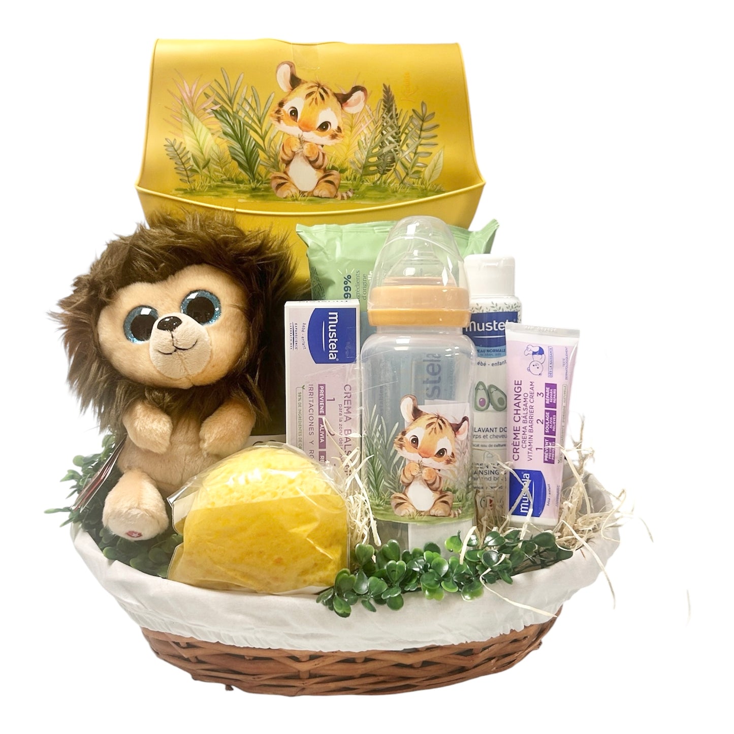 Canastilla de nacimiento Pequeño León