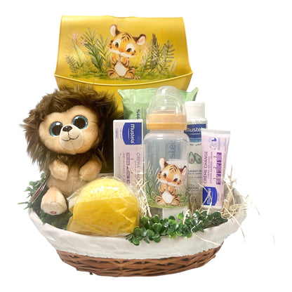 Canastilla de nacimiento Pequeño León