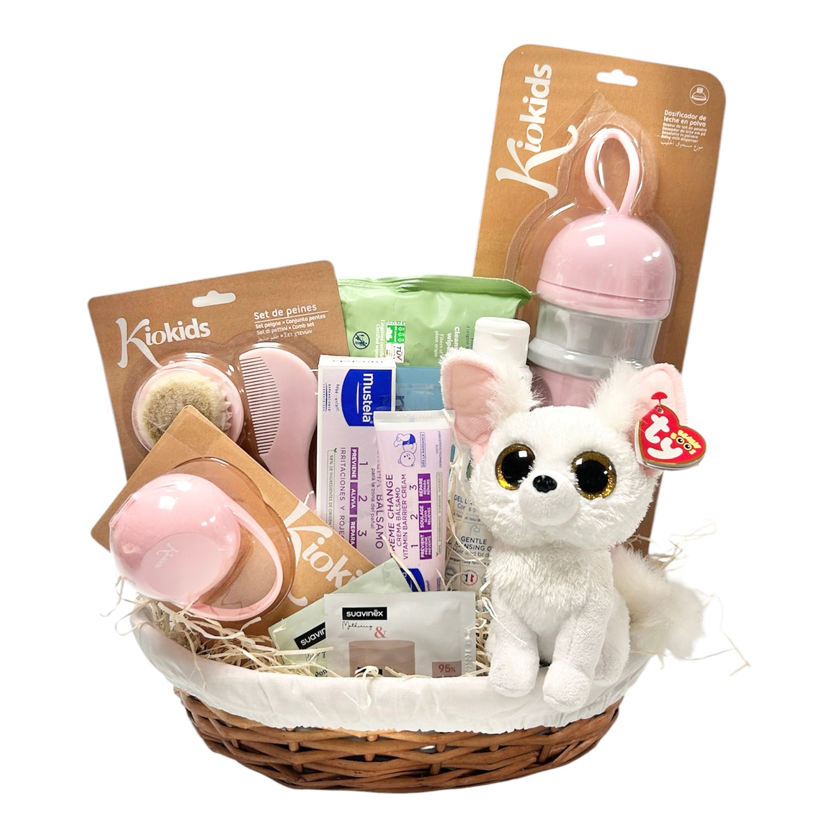 Canastilla regalo nacimiento Brilla | Mustela y Kiokids