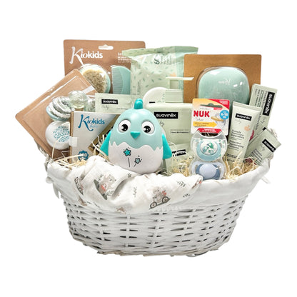 Cesta regalo Baby Shower «A jugar» para bebé