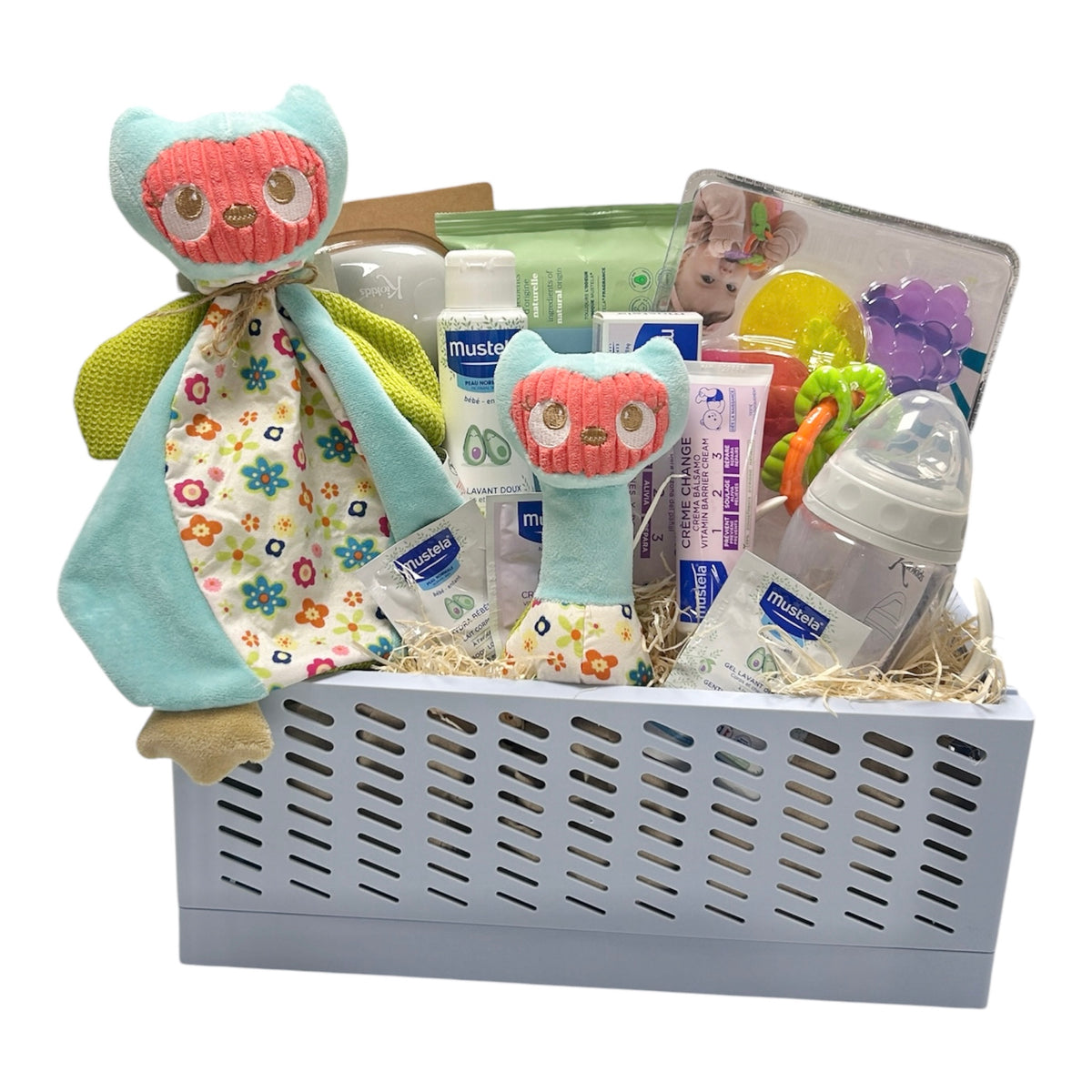 Cesta regalo para bebé Pequeño Búho