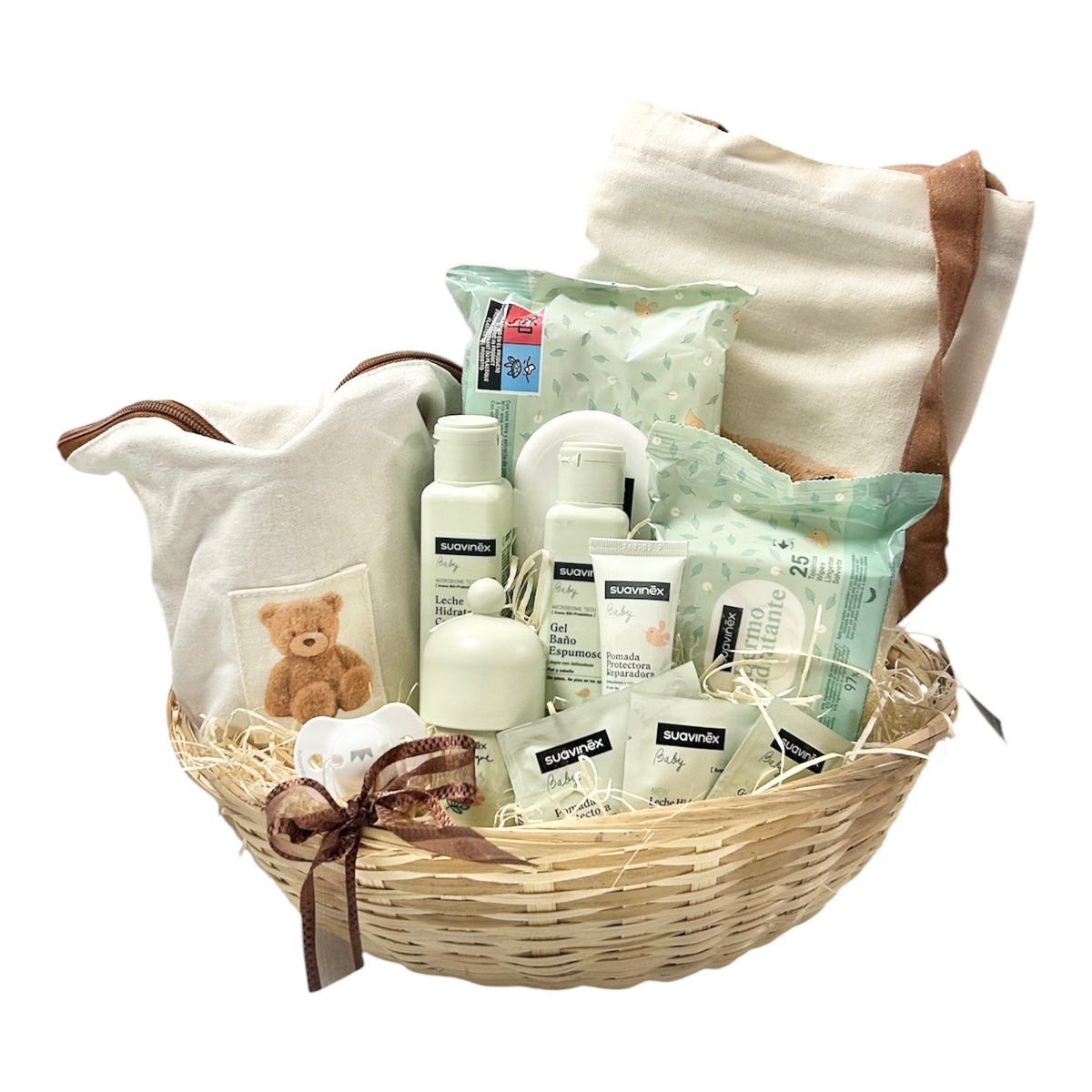 Canastilla de nacimiento para bebé Baby Teddy con Suavinex