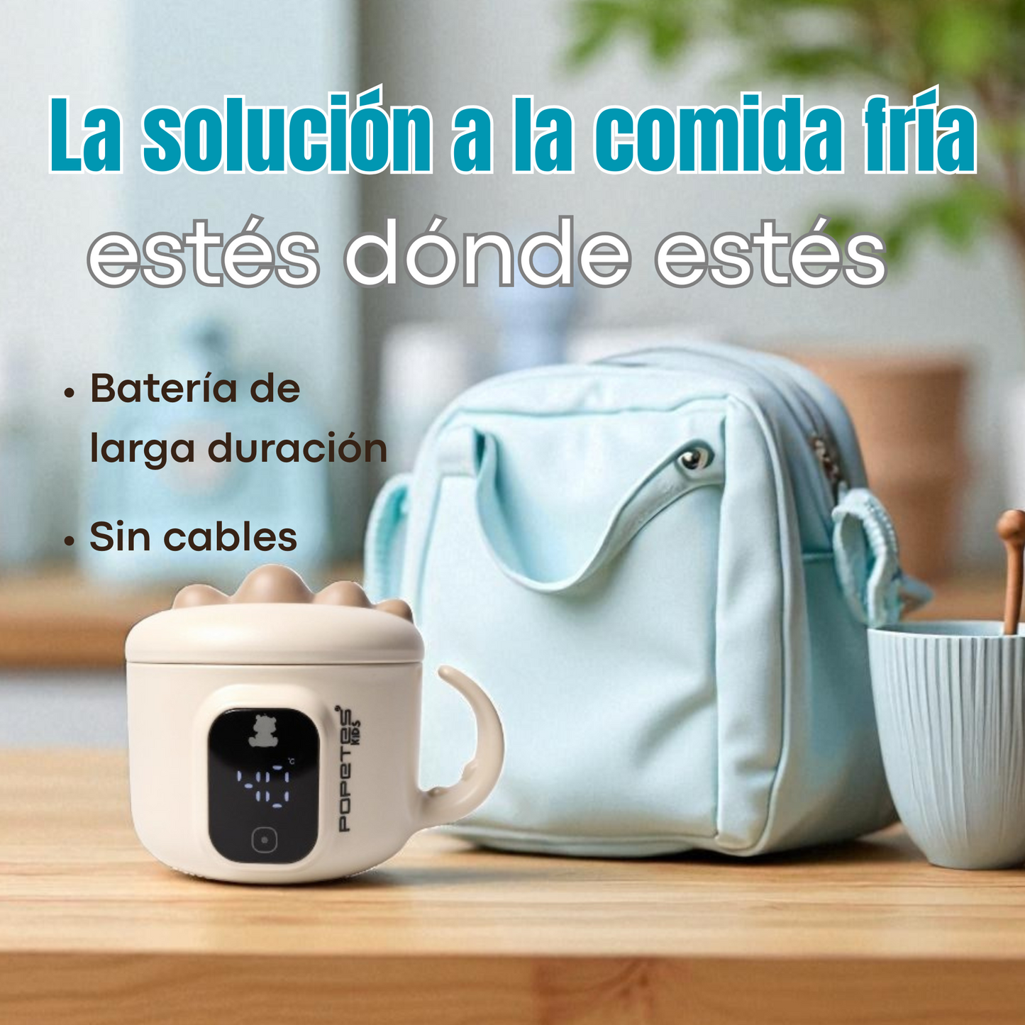 Cuenco Inteligente Portátil RAPTOR | Popetes Kids