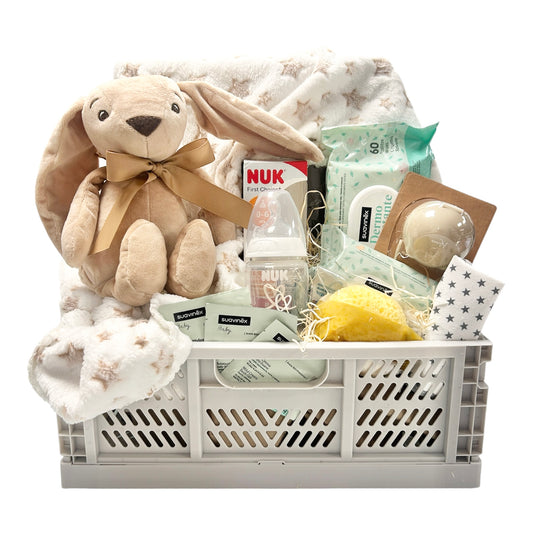 Cesta Regalo Bebé Alegría | Canastilla Suavinex y Evolucriando