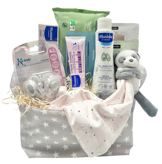 Cesta Regalo Nacimiento Bebé Dou Dou Panda | Mustela