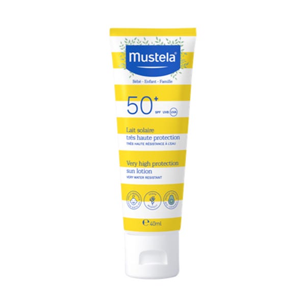 Mustela protector solar para el bebé.