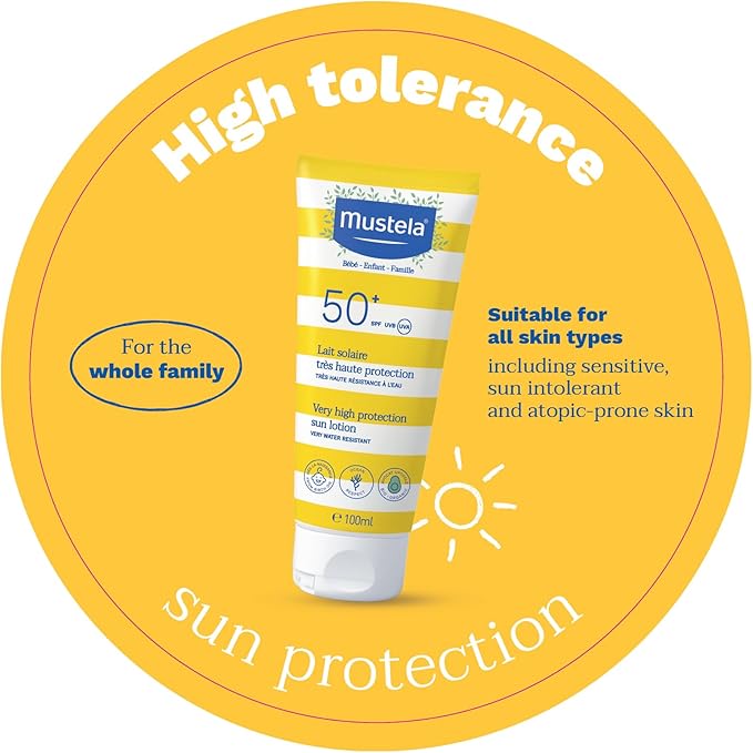 Mustela protector solar para el bebé.