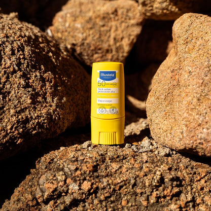 Mustela protector solar para el bebé.