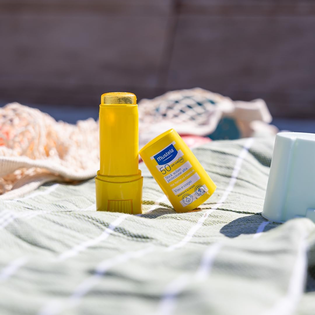 Mustela protector solar para el bebé.