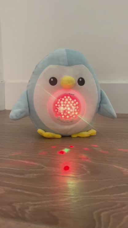 Cesta regalo nacimiento bebé Pingüino Musty