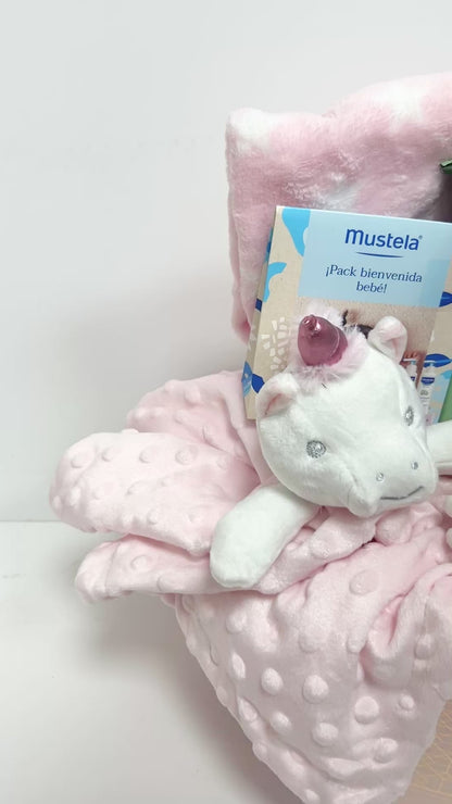 Canastilla Nacimiento Bebé new bombonera CON LUZ | Mustela