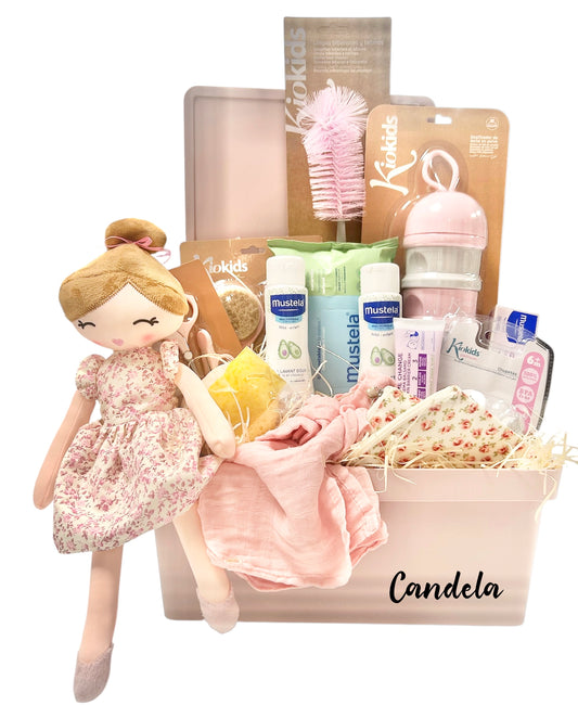Cesta nacimiento Hola princesa