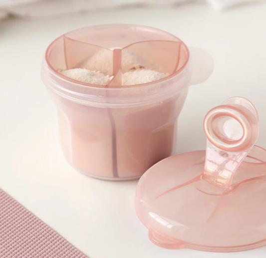 Dosificador leche en polvo rosa