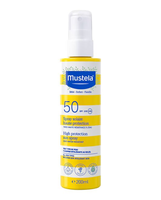 Mustela protector solar para el bebé.