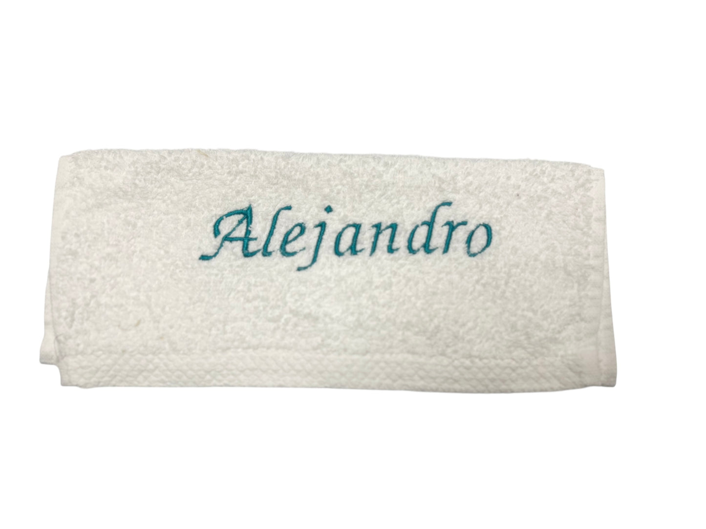 Toalla personalizada Alejandro
